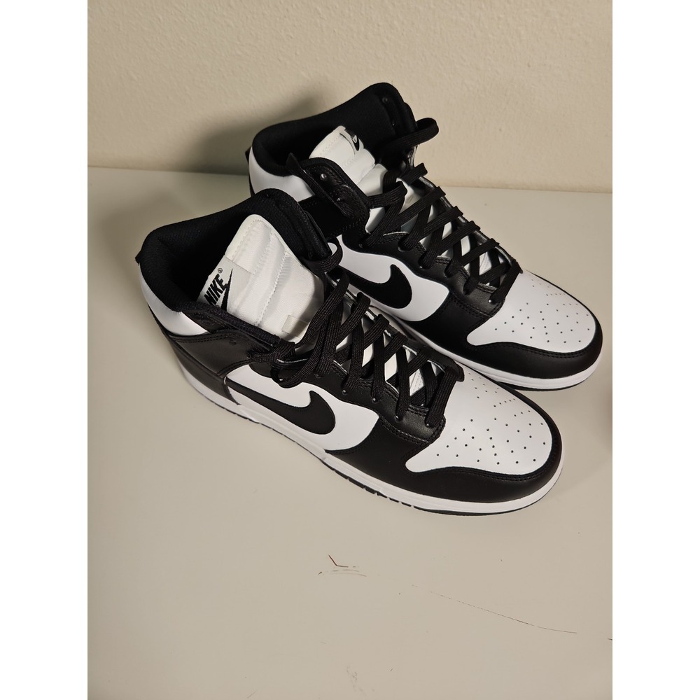 Nike Dunk HI Retro Men's Size 10 Panda High White/Black DD1399 105